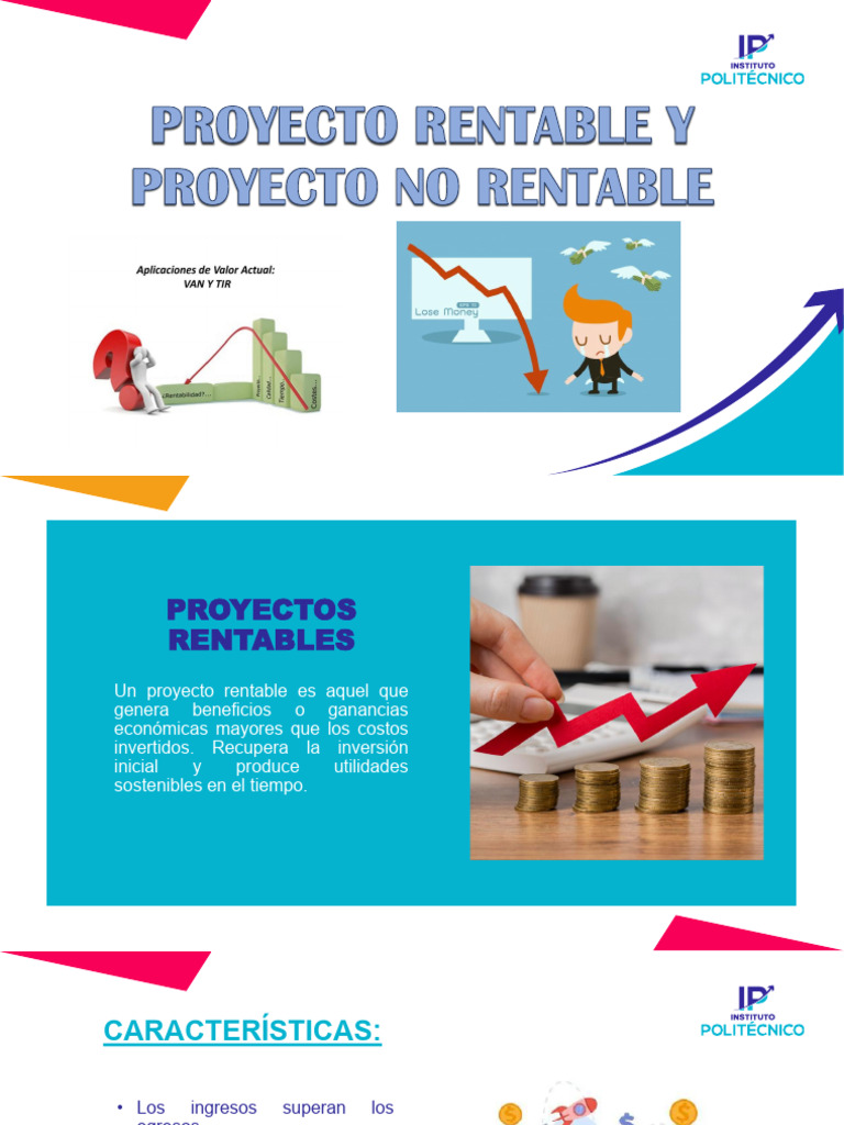 Proyecto Rentable y No Rentable - Grupo 01-1 | PDF | Inversiones | Business