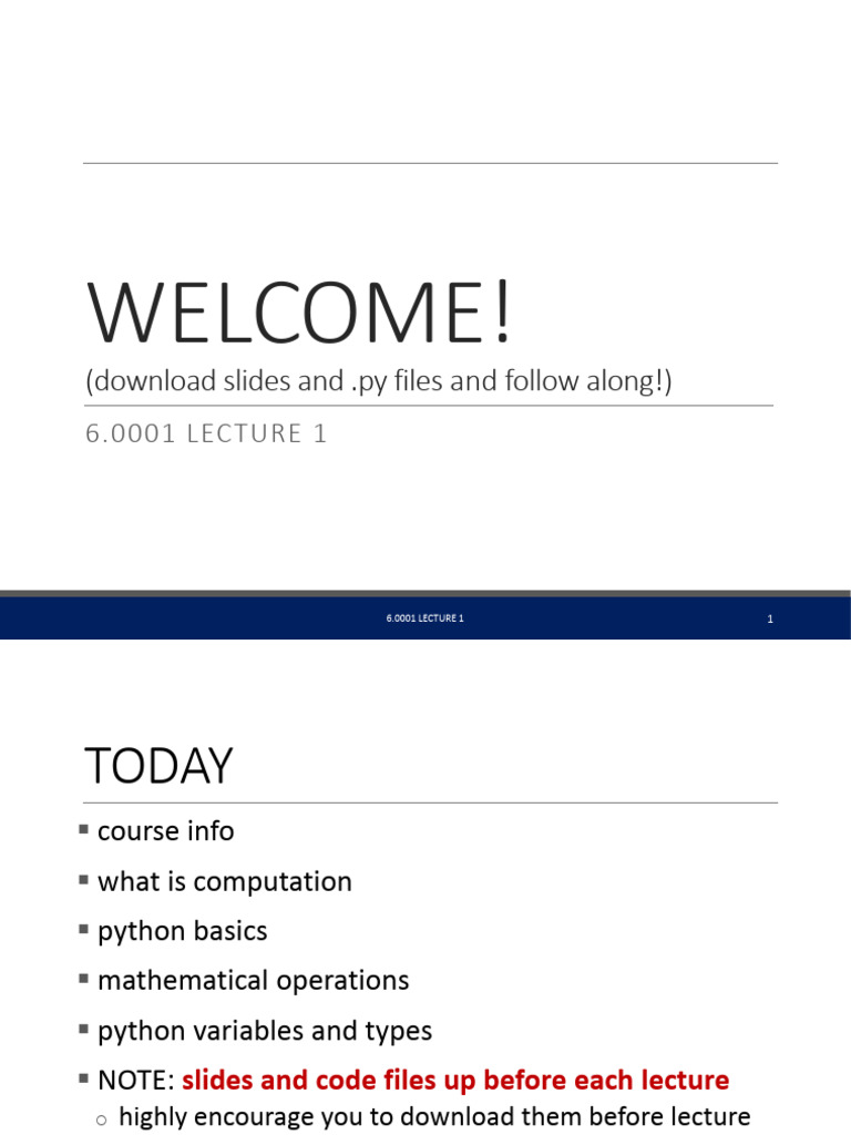 e921a690079369751bcce3e34da6c6ee_MIT6_0001F16_Lec1 | PDF | Programming ...