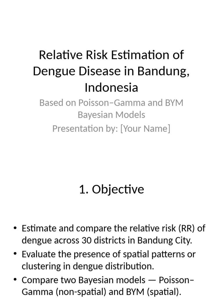 Dengue Risk Bandung Presentation | PDF