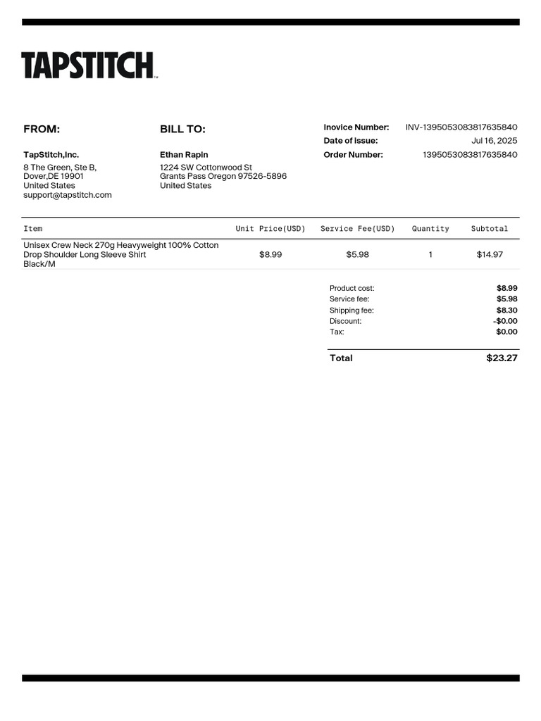 Invoice INV 1395053083817635840 | PDF