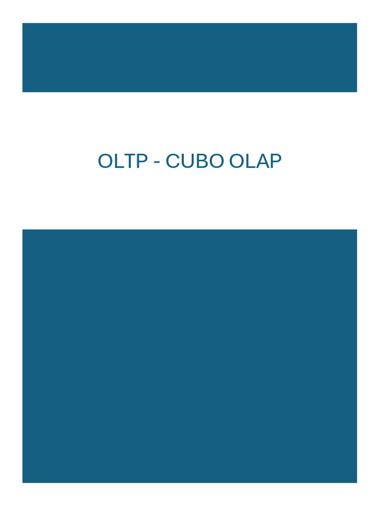 OLTP to OLAP Data Processing Guide | PDF | Computing | Data Management