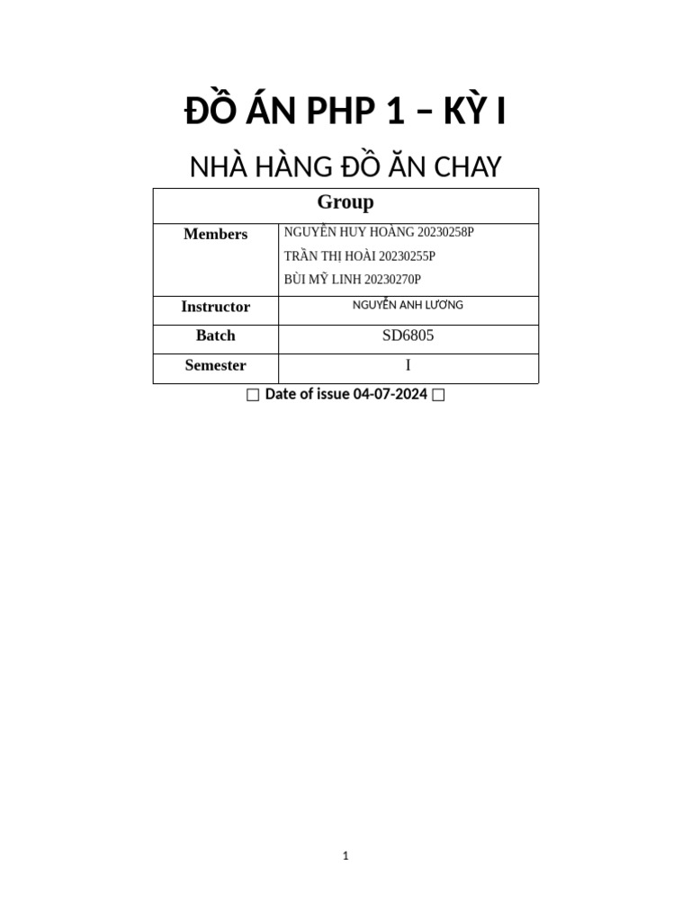 Project 1 | PDF