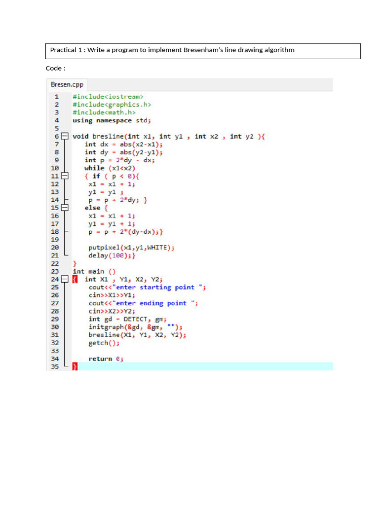 Graphics Algorithms Implementation Guide | PDF