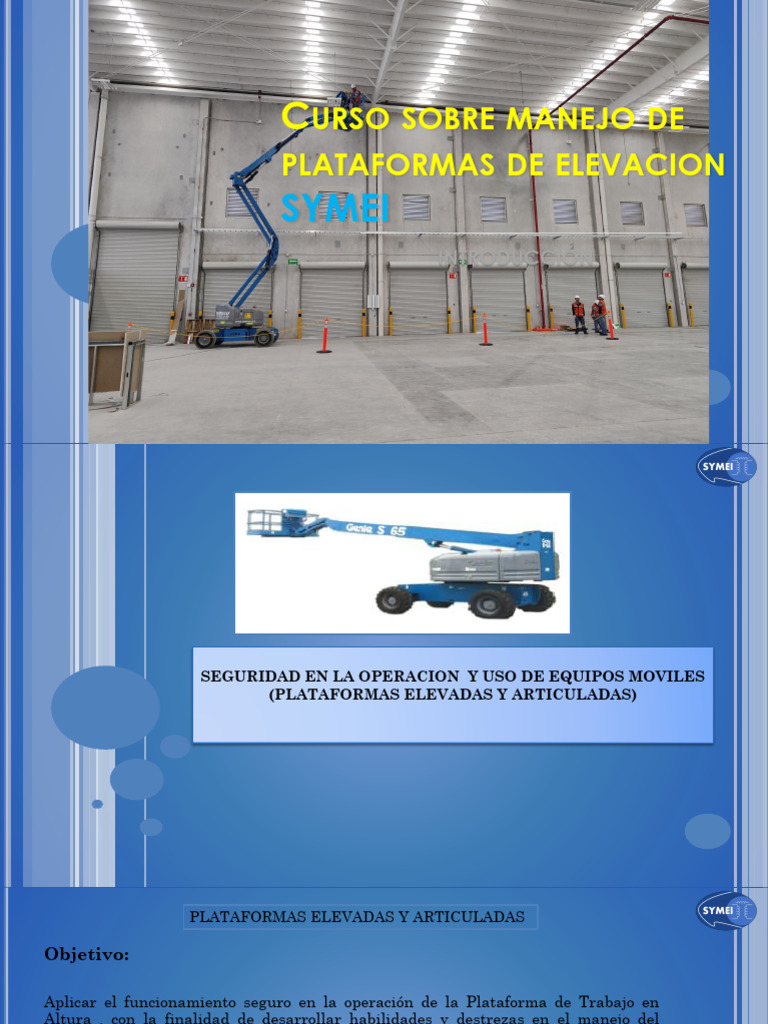 Curso de Seguridad en Plataformas Elevadas | PDF