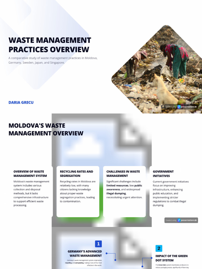 Waste Management Practices in Selected Countries | PDF