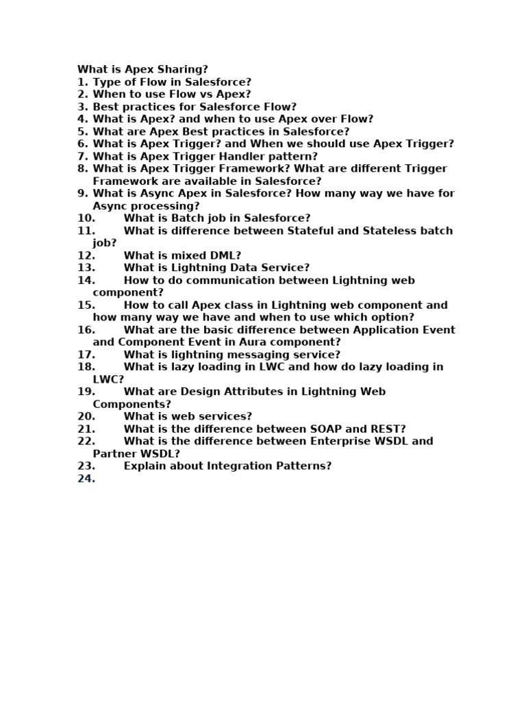 Apex and Salesforce Flow Guide | PDF
