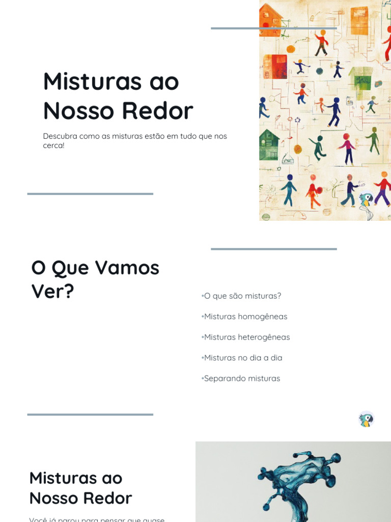Misturas Ao Nosso Redor | PDF | Mistura | Química, image size:768x1024