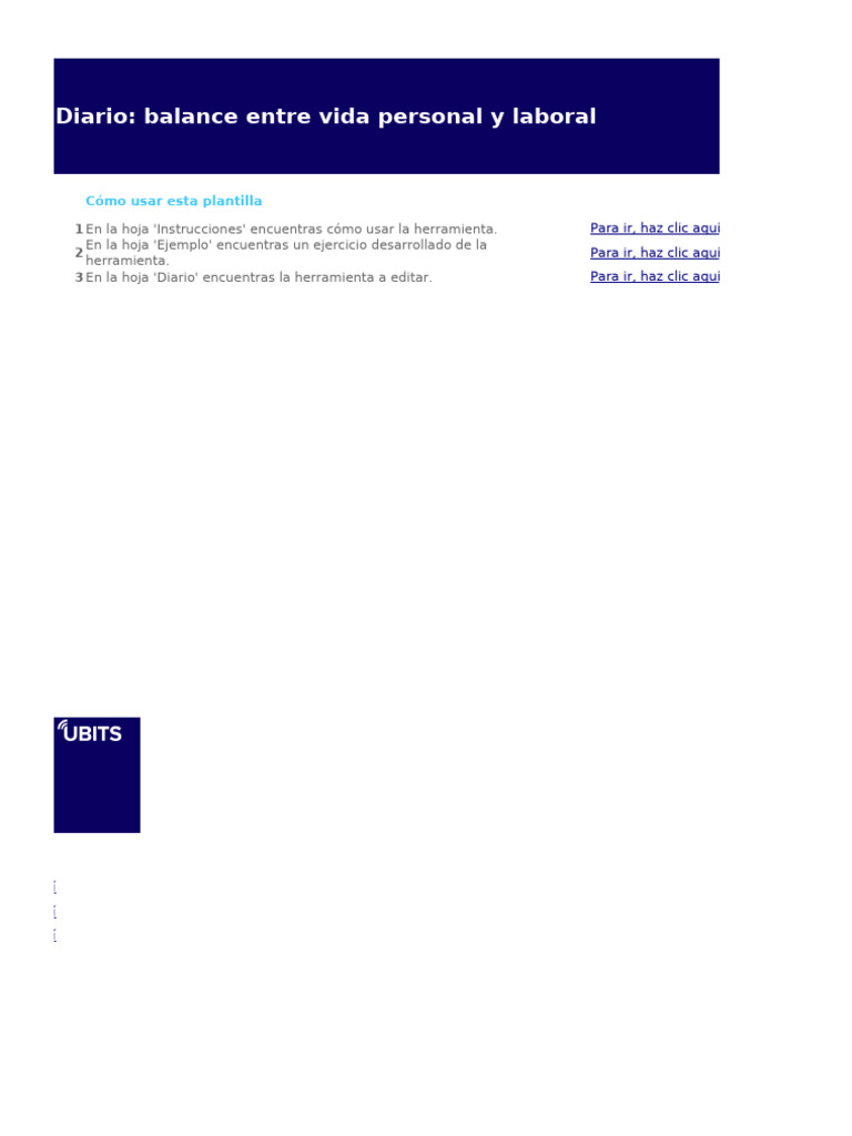 7 N552 NB Diario Balance Entre Vida Personal y Laboral | PDF