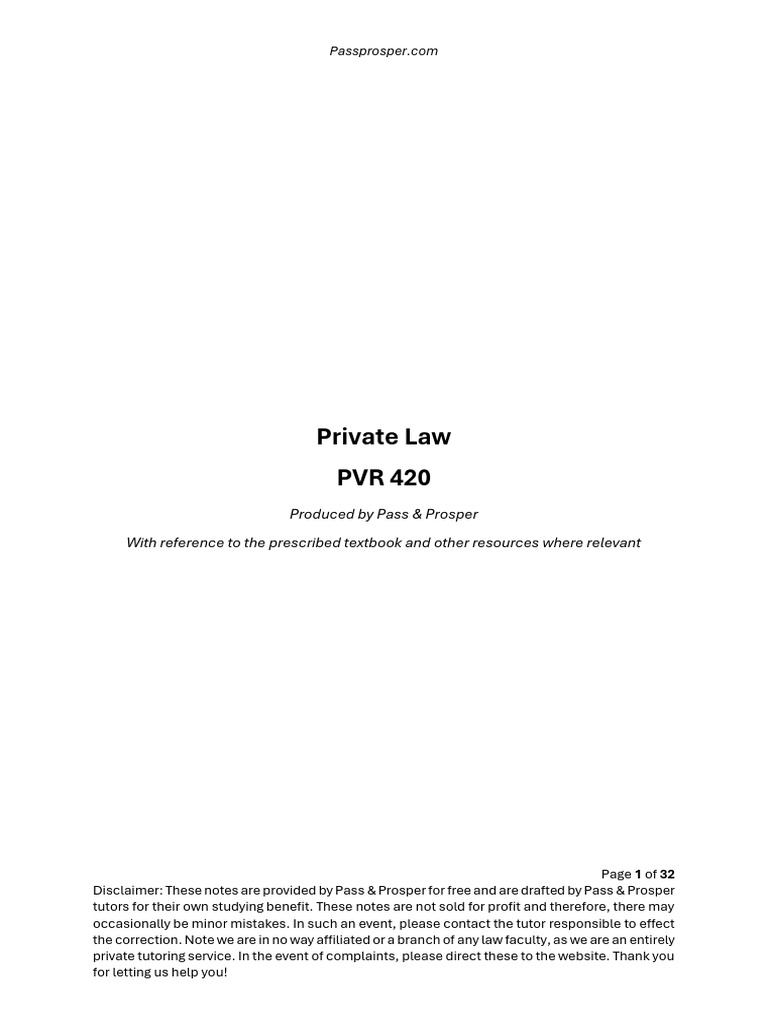 Private Law Notes: Personality Rights | PDF | Damages | Defamation