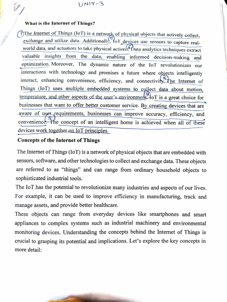 IOT Unit-3 Notes | PDF