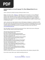 Download Studying English as a Second Language Try These Bilingual Books Free on Kindle by PRcom 2 SN94773989 doc pdf