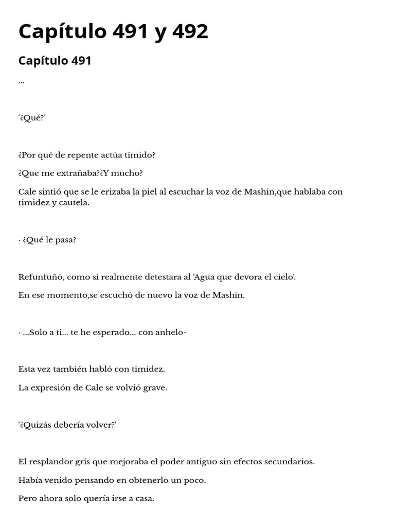Capítulo 491 y 492 - 20251028 - 223724 - 0000 | PDF | Demonios | Dios