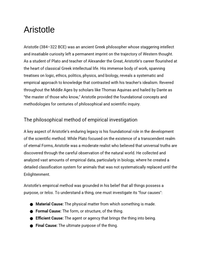 Aristotle | PDF | Aristotle | Logic