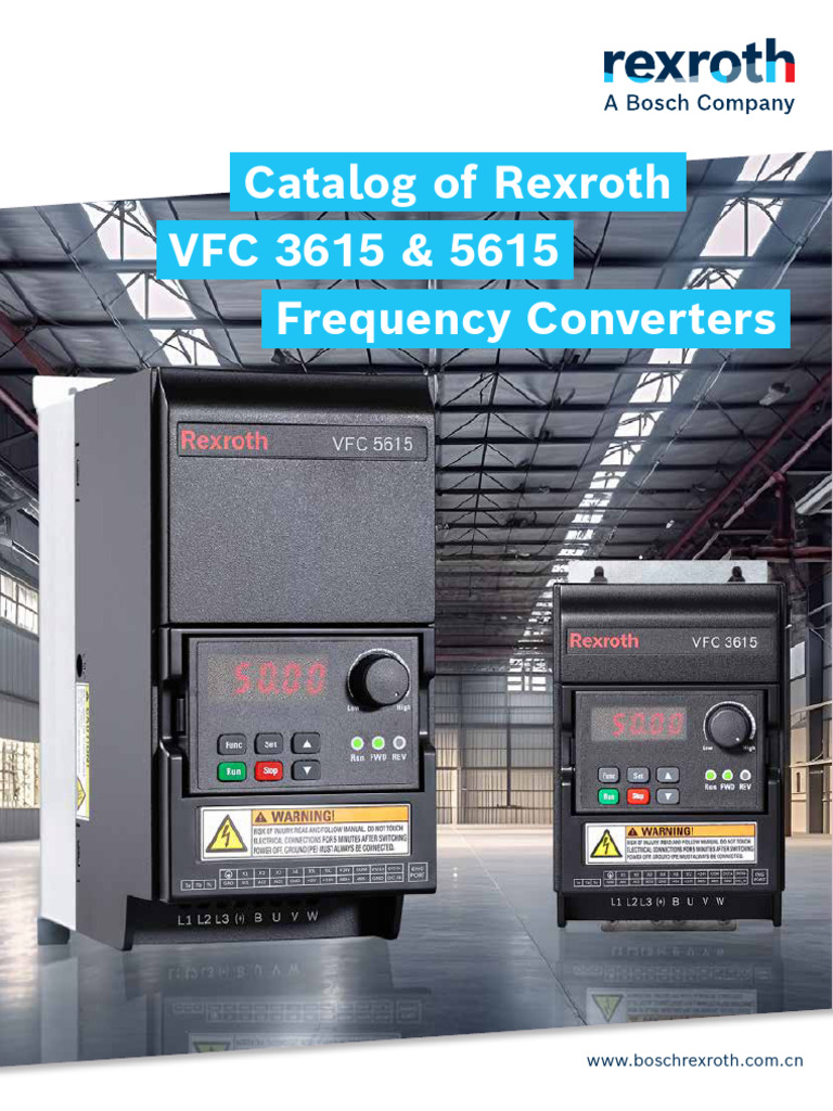 VFC 3615 & 5615 Frequency Converter Catalog | PDF | Resistor | Electric ...