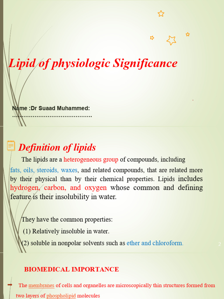 Understanding Lipids and Their Importance | PDF | Lipid | Omega 3 Fatty ...