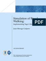 Simulation of Biped Walking:: Implementing Taga'S Model in Pyode Juan Morago Guijarro