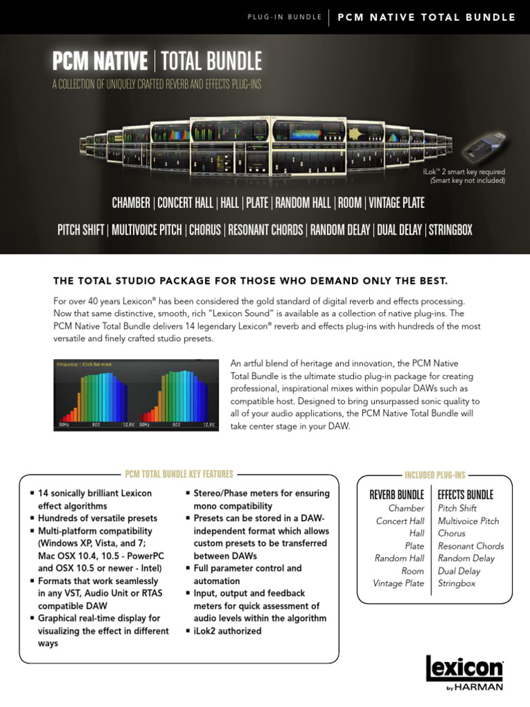 PCM TotalBundlePlugIn DataSheet | PDF | Microsoft Windows | Personal ...