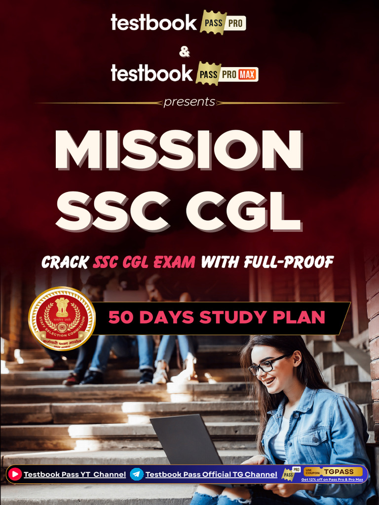 SSC CGL 50-Day Study Plan Guide | PDF