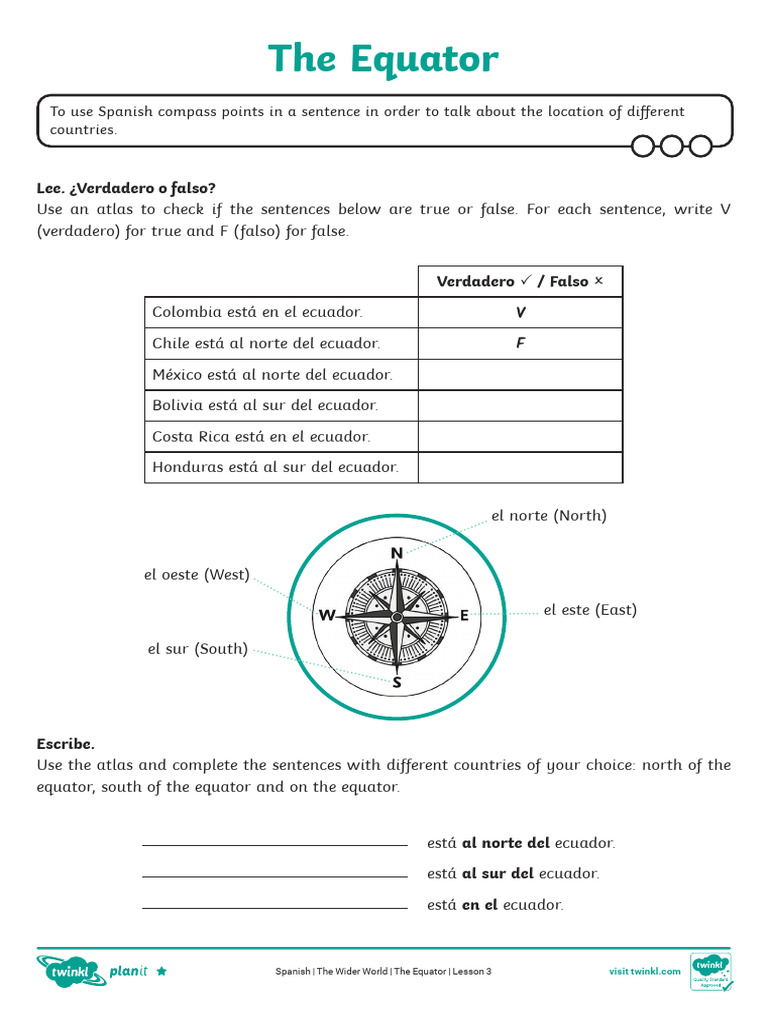 Equator Geography: True or False Quiz | PDF | Chess Openings | Chess