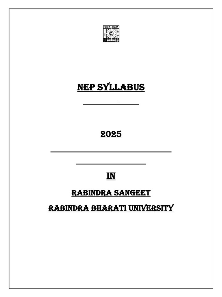 Rs Nep Syllabus 1st To 4th Sem Revised | PDF