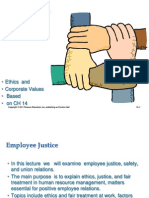 Ethics, Justice, and Fair Treatment in HR Managment