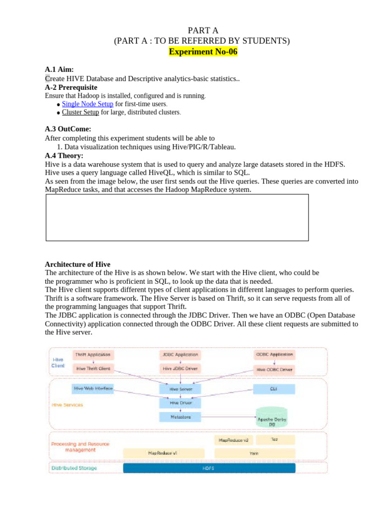 Hive Database Creation and Analytics Guide | PDF | Apache Hadoop ...