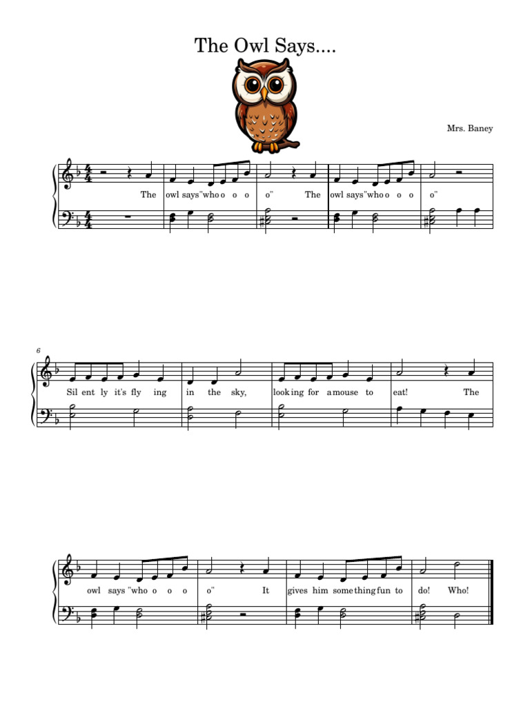 The Owl Says | PDF