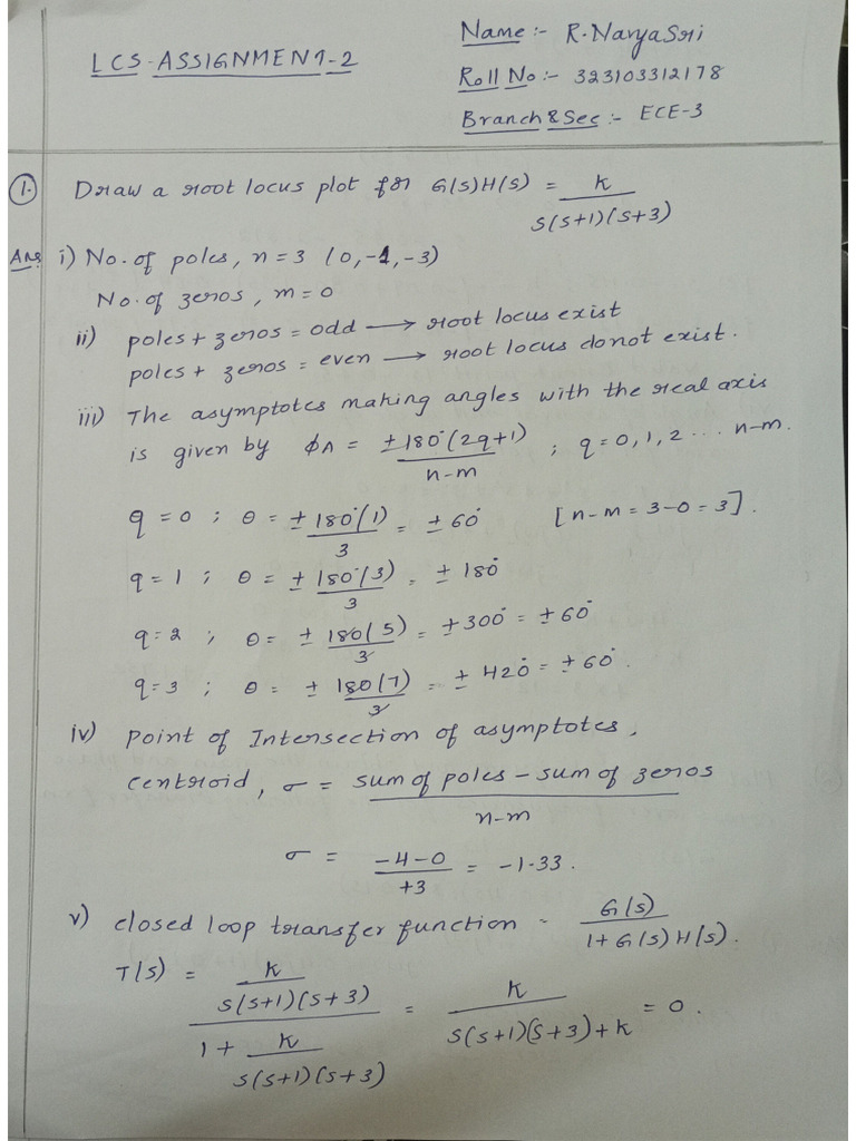 Lcs Assignment 2 | PDF