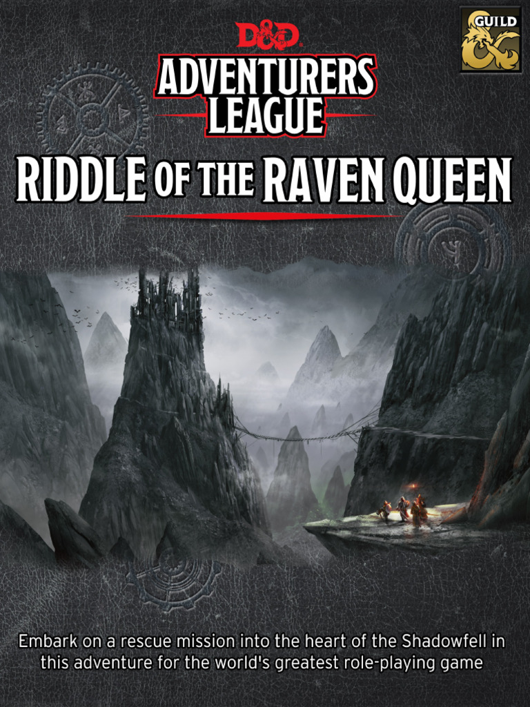 D D 5E Riddle of The Raven Queen PDF | PDF | Elf (Dungeons & Dragons ...