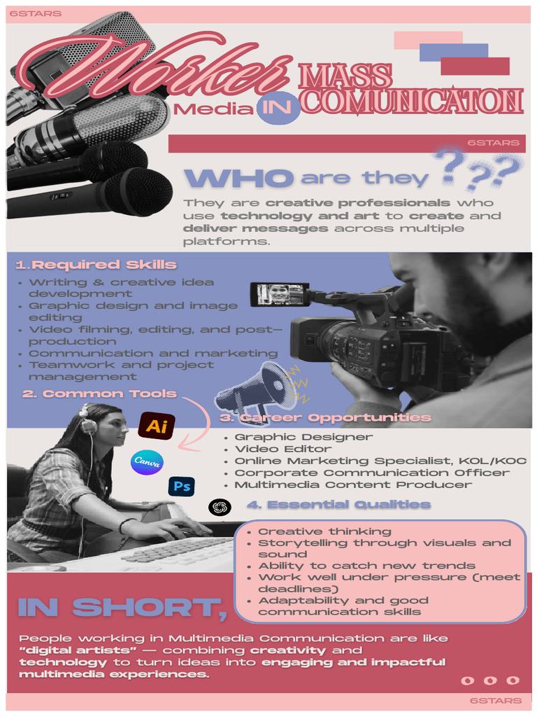Inforgraphic - Worker in Mass Communication | PDF