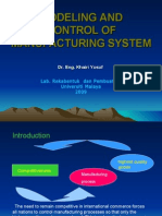 Modeling and Control of Manufacturing System