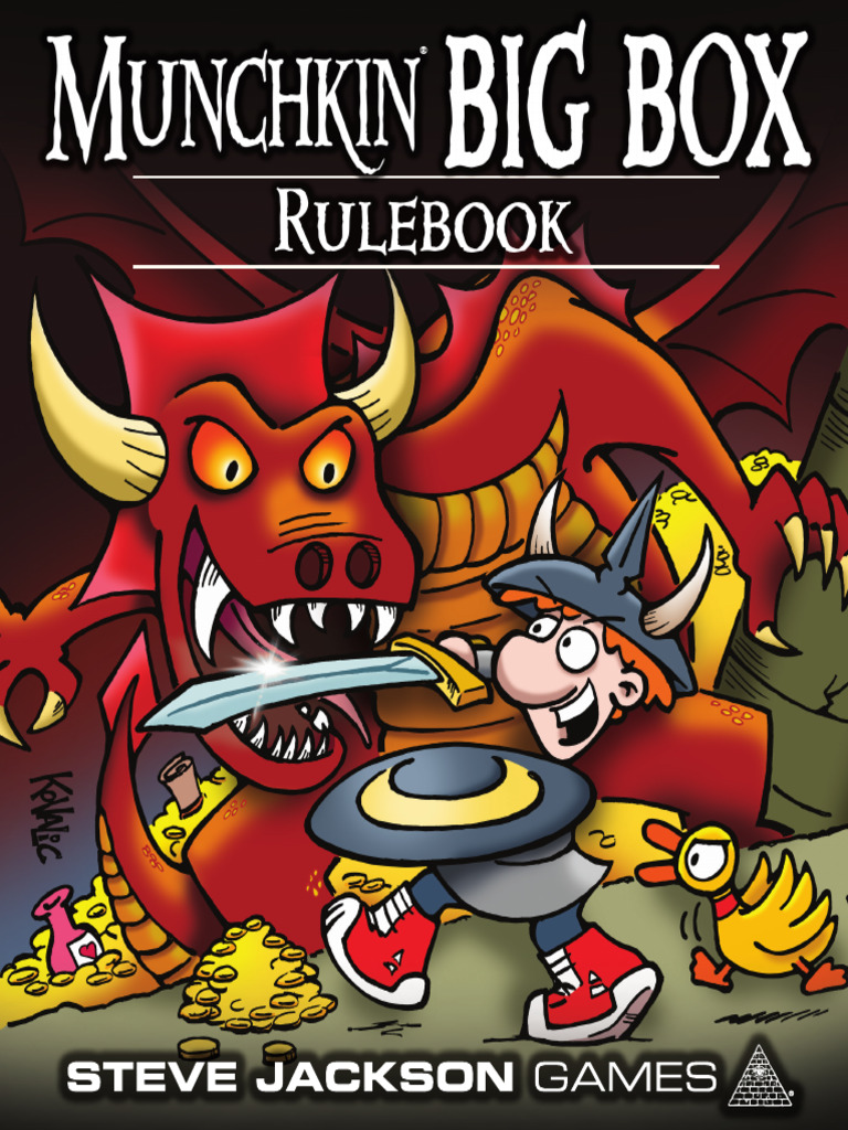 Munchkin Big Box Rulebook 2025 | PDF | Tabletop Games | Gaming