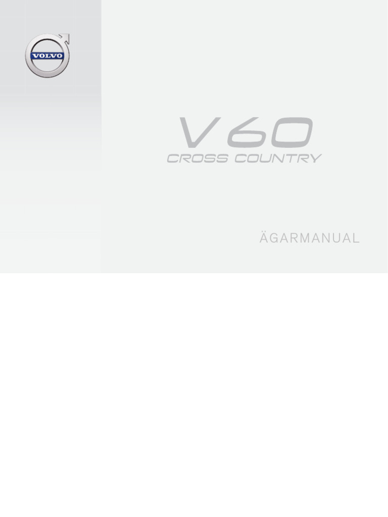 V60CC OwnersManual MY18 sv-SE TP23461 | PDF
