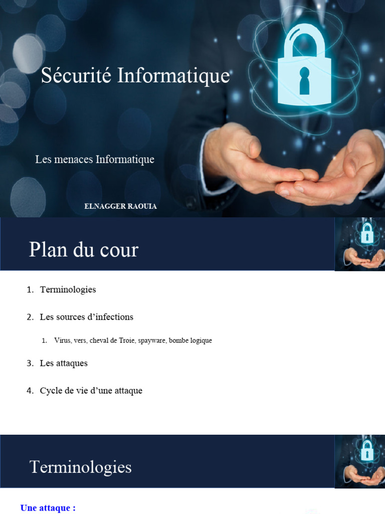 Menaces et Attaques en Sécurité Informatique | PDF | Logiciel espion ...