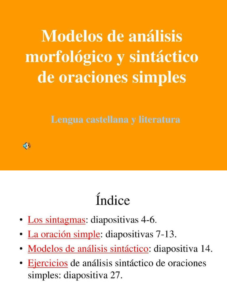 An lisis Morfosint ctico 4r ESO PDF