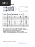 AN, NPT, and Metric Conversion Charts | PDF | Home & Garden ...
