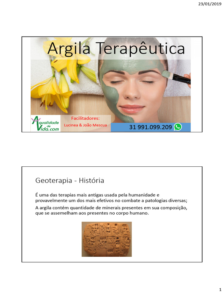 Cataplasma de Argila com Cebola Ralada | PDF | Pele | Manganês