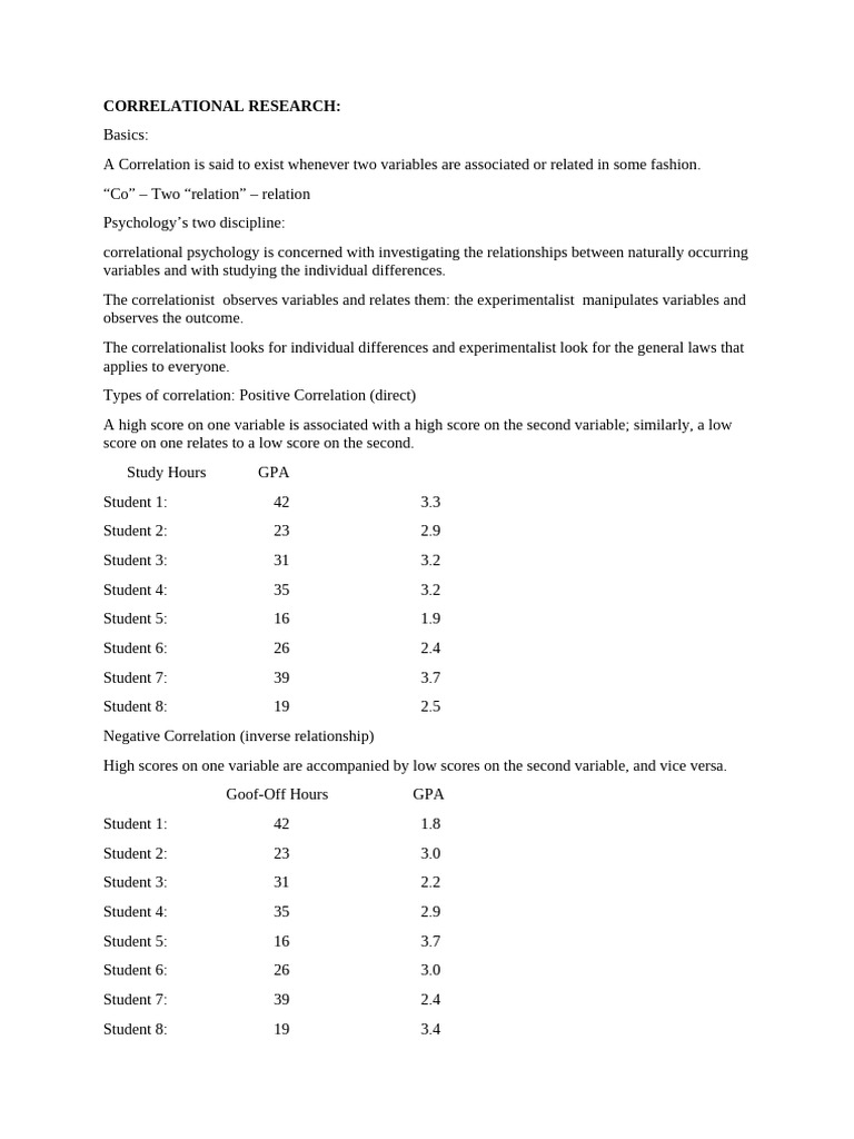 Understanding Correlational Research | PDF | Statistics | Abstract ...