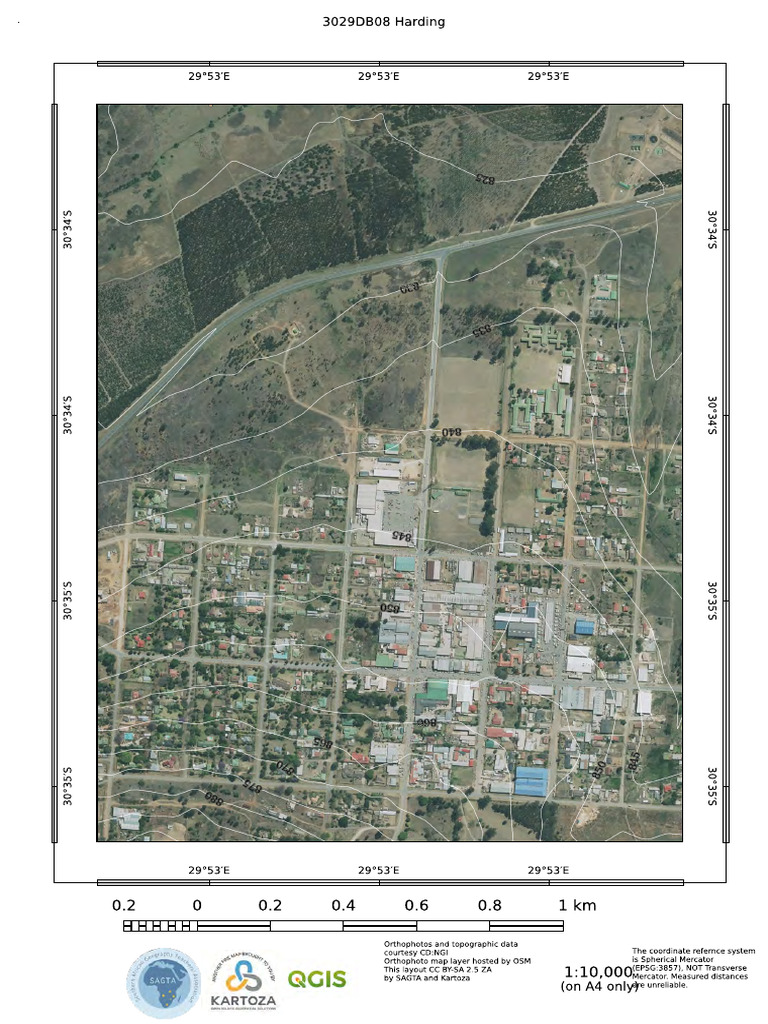 3029DB Harding 08 Orthophoto Map | PDF