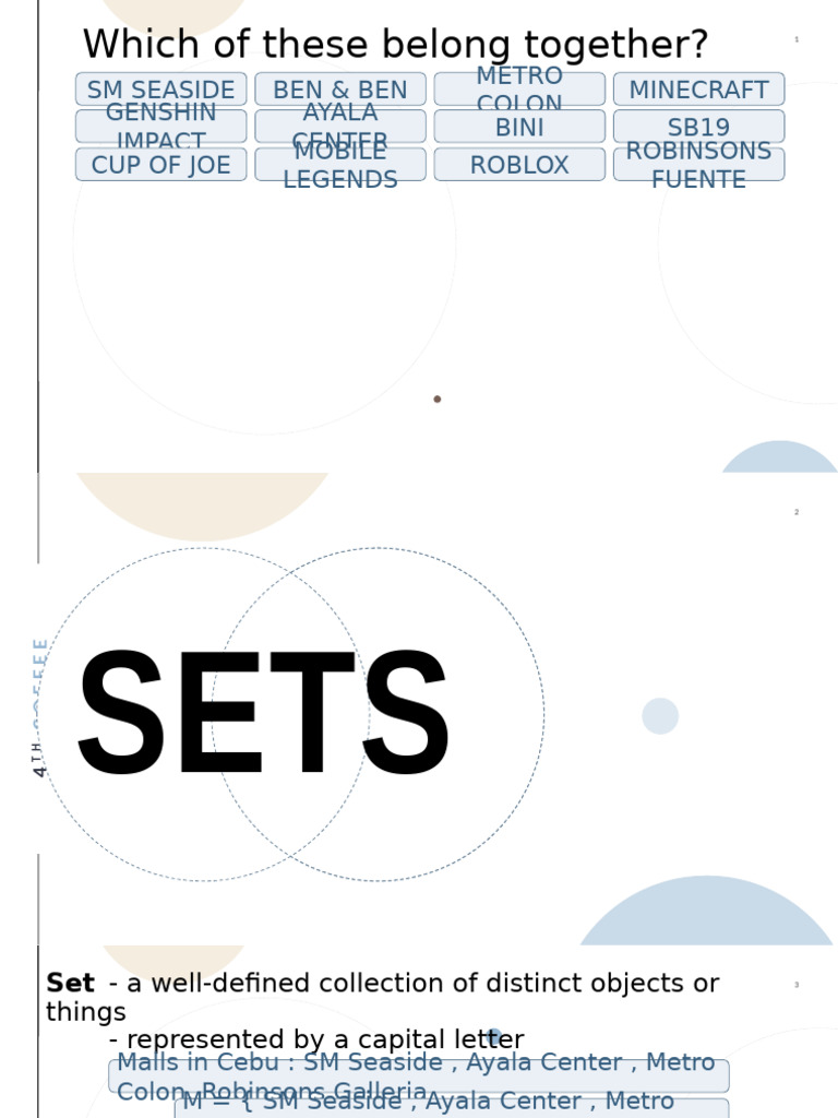 Understanding Set Theory Concepts | PDF | Set (Mathematics ...