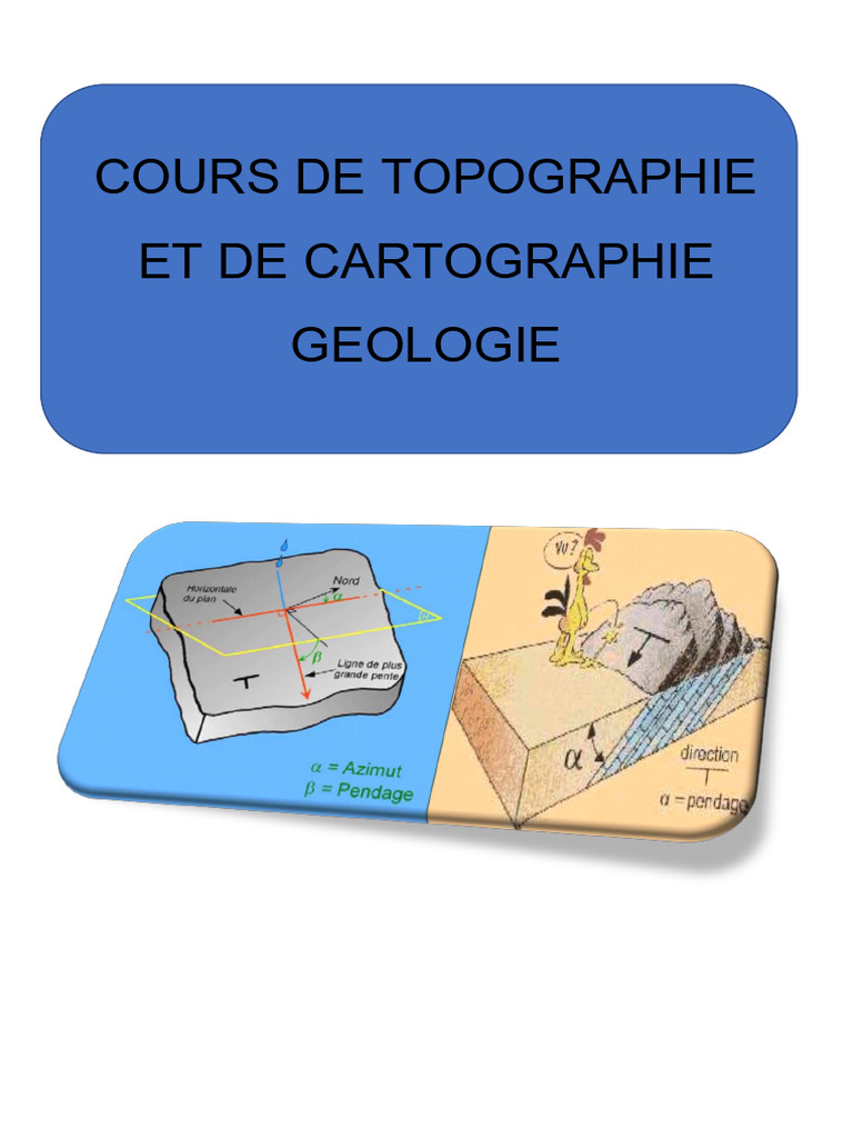 Cours de Topographie et Cartographie | PDF | Géologie | Sciences de la ...