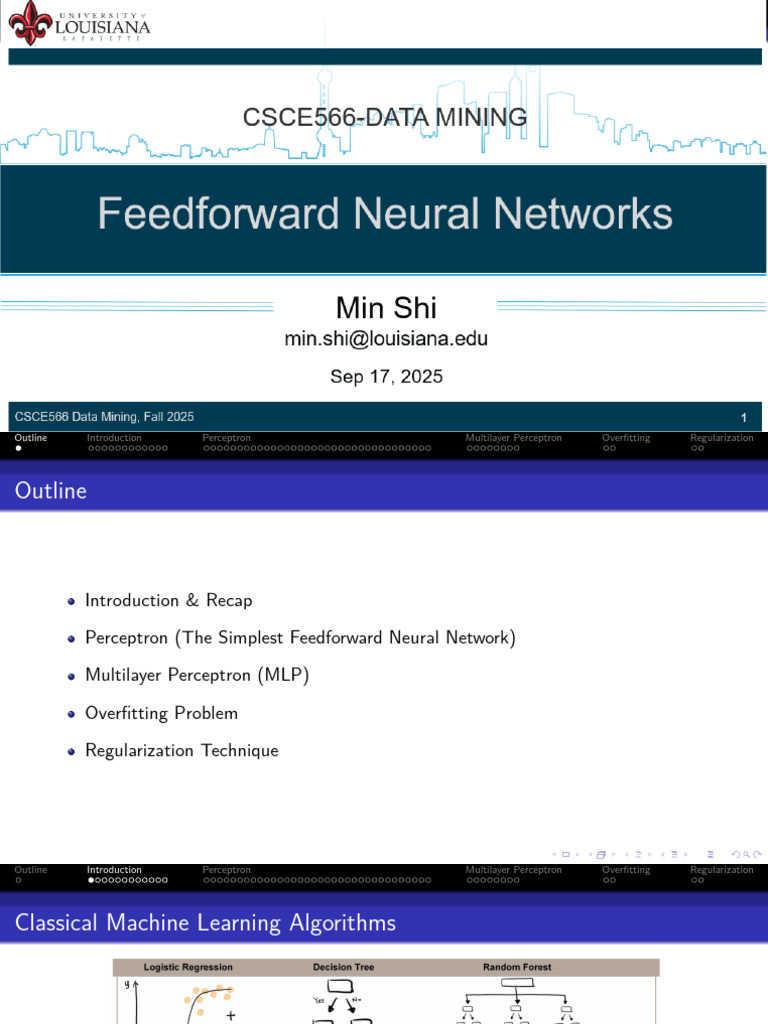 Perceptron and MLP Overview Guide | PDF | Machine Learning | Deep Learning