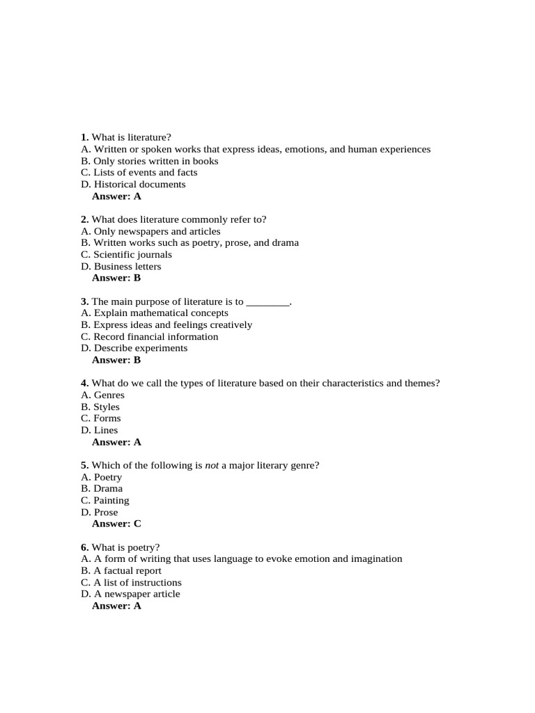 Second Quarter-English - Docxwith Answes | PDF | Poetry | Writing