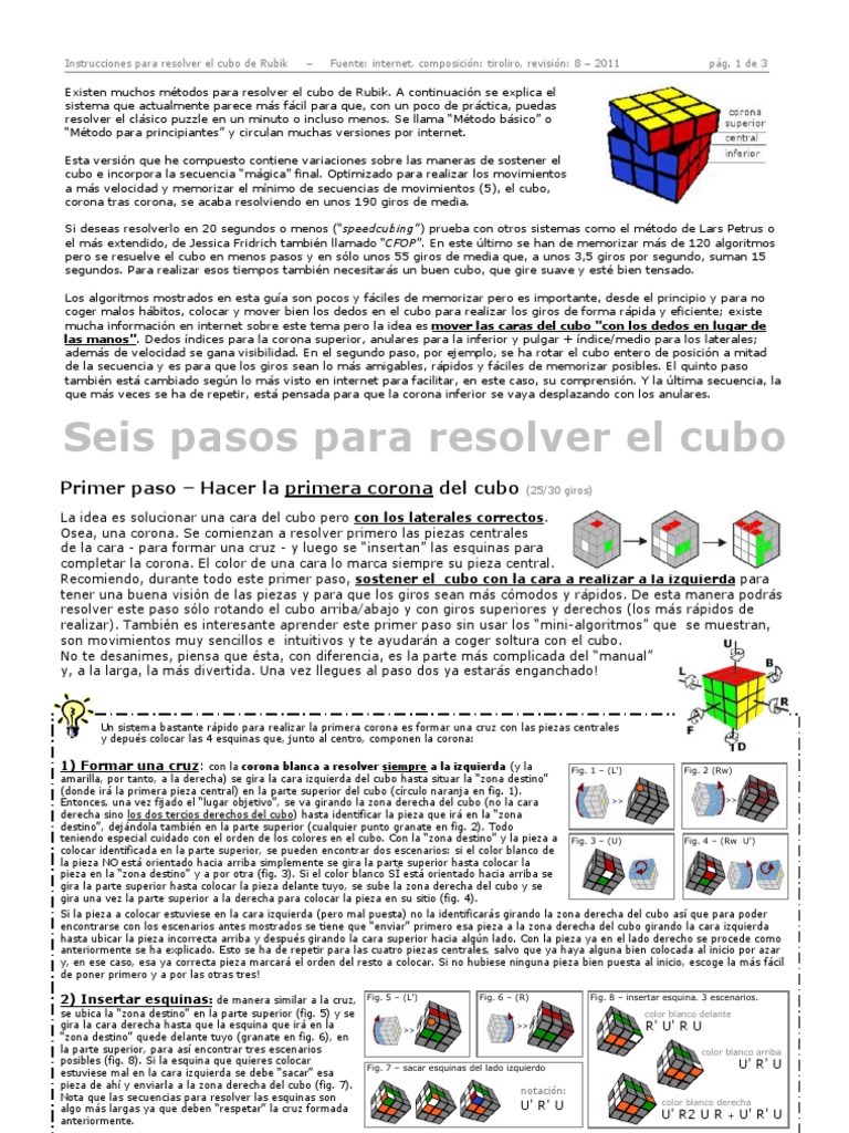 Resolver Cubo Rubik Rev8 Color Matemáticas