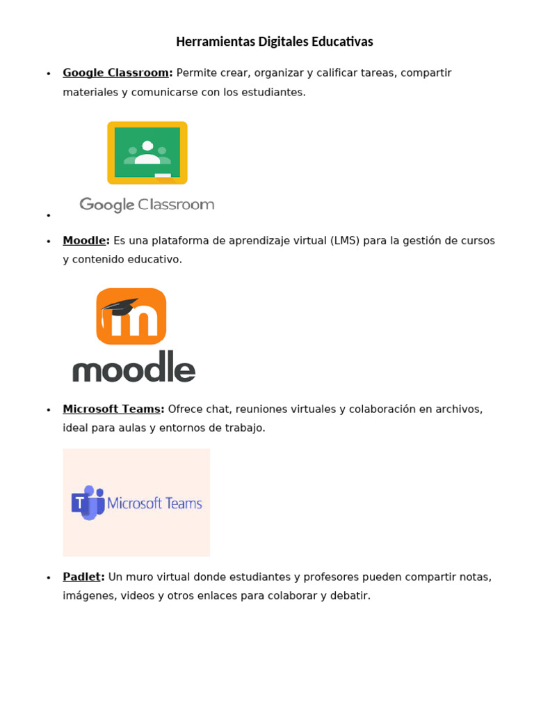Herramientas Digitales Educativas | PDF
