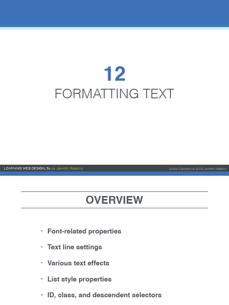 LWD_Ch12_textstyle | PDF | Typefaces | Symbols