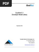 QualNet 5.1 Developer Model Library