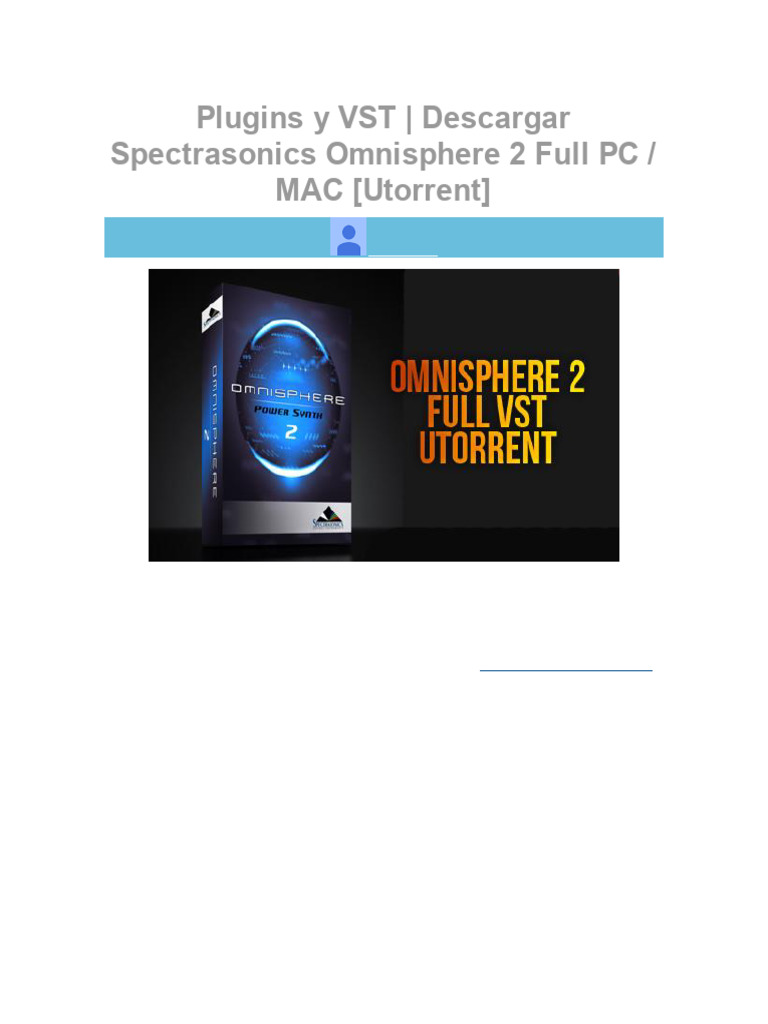 Descarga Omnisphere 2 Full PC/MAC | PDF | Mac OS | Informática