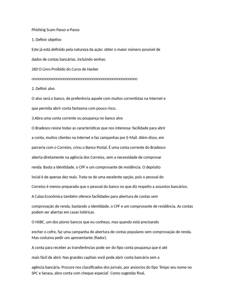 Guia Completo de Phishing Scam | PDF | Sites | Phishing