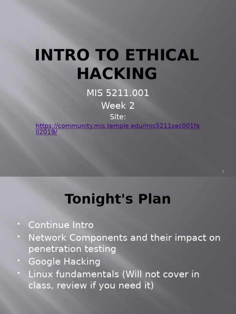 Ethical Hacking: Penetration Testing Guide | PDF | Computer Network ...